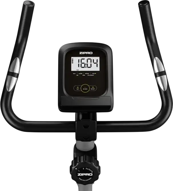 Zipro Drift Magnetic Exercise Bike, 6kg Flywheel, 8 Resistance Levels, LCD Console with Pulse Sensors, Max User Weight 120kg