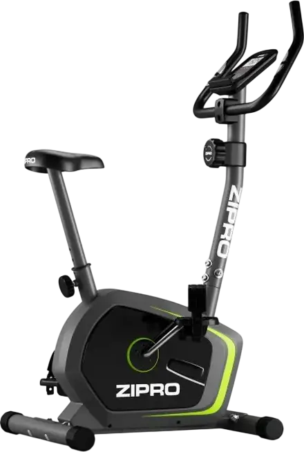 Zipro Drift Magnetic Exercise Bike, 6kg Flywheel, 8 Resistance Levels, LCD Console with Pulse Sensors, Max User Weight 120kg