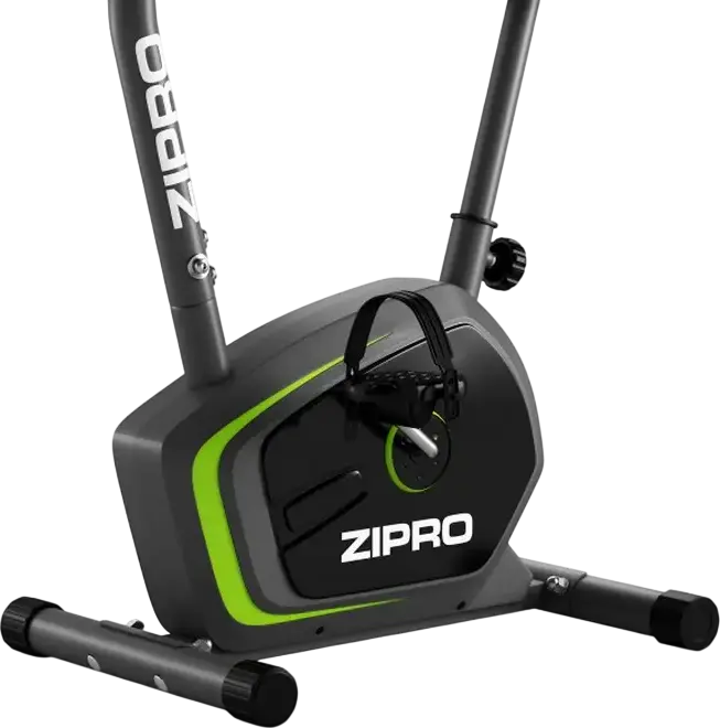 Zipro Drift Magnetic Exercise Bike, 6kg Flywheel, 8 Resistance Levels, LCD Console with Pulse Sensors, Max User Weight 120kg
