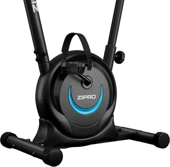 Zipro One S Magnetic Resistance Exercise Bike, 8 Adjustable Levels, LCD Display for Pulse and Calories, Phone Holder, Compact Home Cardio Trainer