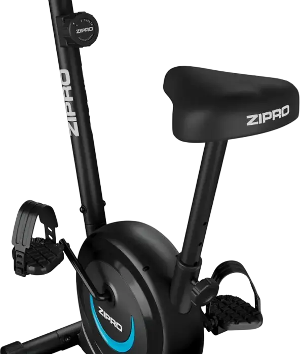 Zipro One S Magnetic Resistance Exercise Bike, 8 Adjustable Levels, LCD Display for Pulse and Calories, Phone Holder, Compact Home Cardio Trainer