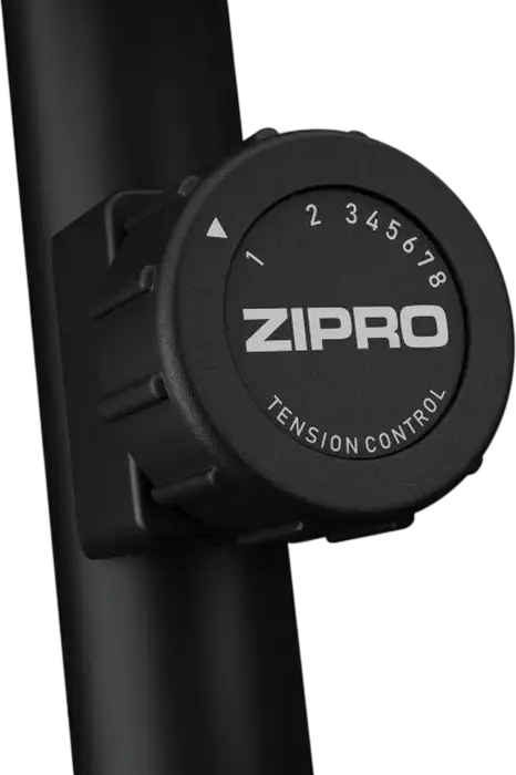 Zipro One S Magnetic Resistance Exercise Bike, 8 Adjustable Levels, LCD Display for Pulse and Calories, Phone Holder, Compact Home Cardio Trainer