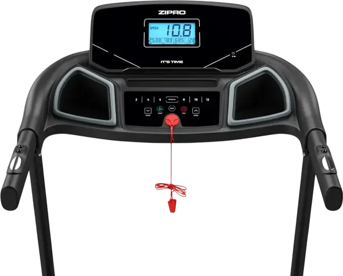 Zipro Colt Electric Folding Treadmill, 1080W Motor, 12 km/h Max Speed, VibGuard Cushioning, 12 Training Programs, LCD Display, Max 120 kg
