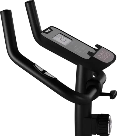 Zipro Nitro RS Magnetic Exercise Bike, 8kg Flywheel, 8 Resistance Levels, LCD Console, Pulse Sensors, Max User Weight 150kg, White and Black
