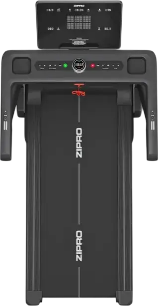 banda de alergat pliabila Zipro Sigma, Viteza 1-20 km/h, Inclinatie 0-20 nivele, Banda de alergare 130x50 cm, Greutate Maxima 140 kg, Compatibila Kinomap si Zwift