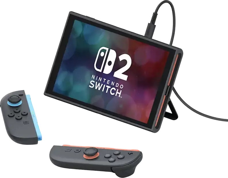 Nintendo Switch 2 Portable Game Console Pokémon Pokopia Bundle, Black, 7.9-inch HD Touch Screen, 12 GB RAM, 256 GB Storage, Bluetooth 5.1, Wi-Fi