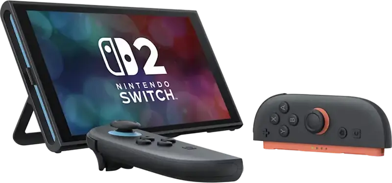 Nintendo Switch 2 Portable Game Console Pokémon Pokopia Bundle, Black, 7.9-inch HD Touch Screen, 12 GB RAM, 256 GB Storage, Bluetooth 5.1, Wi-Fi