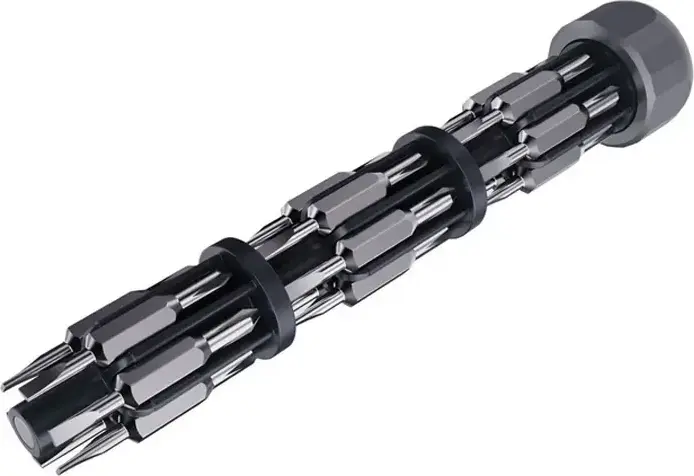 Set Surubeluise Multifunctionale Proove Fixer 39 in 1, Bituri Otel S2, Maner Rezistent la Impact din Otel Inoxidabil, Gri, 157x18x18mm