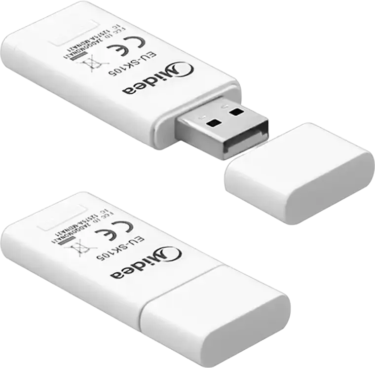 Modul WiFi Midea EU-SK105 Smart Kit Adaptor USB Wireless pentru Aer Conditionate si Deumidificatoare, IEEE 802.11b/g/n, Compatibil iOS si Android