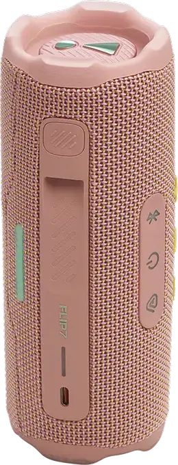 Портативная Bluetooth-колонка JBL Flip 7, Розовая, стандарт Bluetooth 5.4, защита IP68, звук JBL Pro с AI Sound Boost, Auracast, 2-полосная система, до 16ч работы