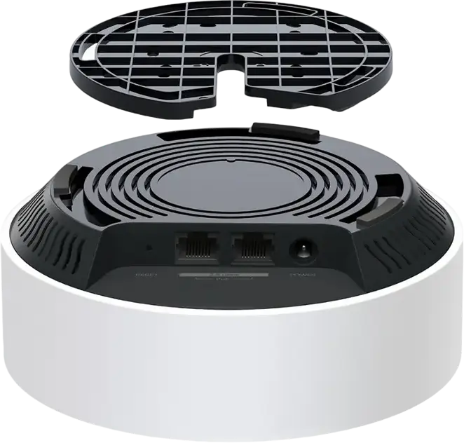 TP-Link Deco X50-PoE AX3000 Wi-Fi 6 Mesh System, Dual-Band 2.5 Gbps Port, PoE Power, AI-Driven Mesh, HomeShield Security, Ceiling/Wall Mount, White