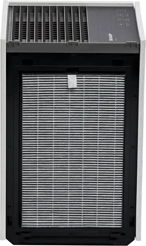 Sharp FP-S42EU-L Air Purifier, HEPA Filter, Ionization, Wi-Fi, Sharp Life Air App, 30 m2 Coverage, Light Grey, 23W, Remote Control, 23.5x23.5x37.2 cm