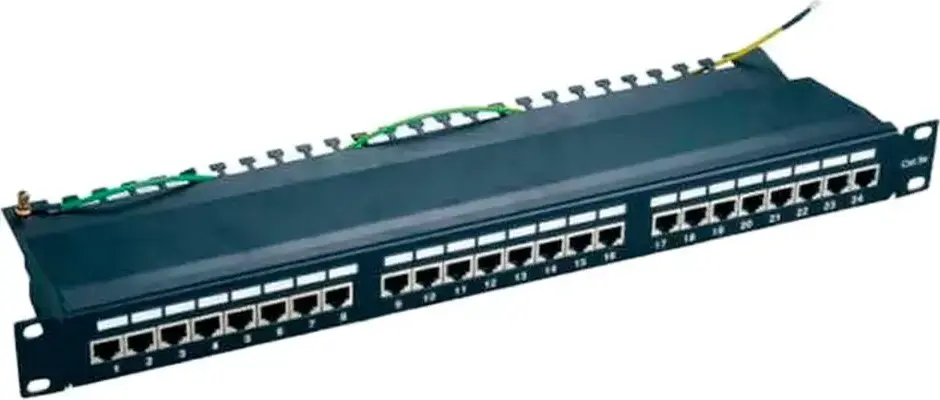 APC Electronic 24 ports FTP Cat.5e patch panel, LY-PP5-30, 19"  Krone IDC