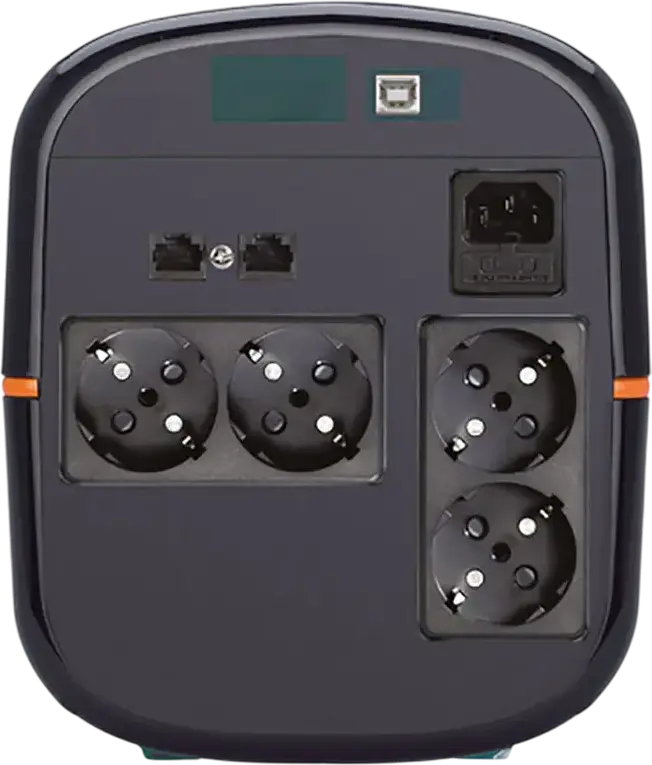 UPS Tuncmatik Digitech Pro 1000VA Line-Interactive, 600W, Unda Sinusoidala Simulata, AVR, Ecran LCD, 4 Prize Schuko, Protectie RJ11/45, TSK1579