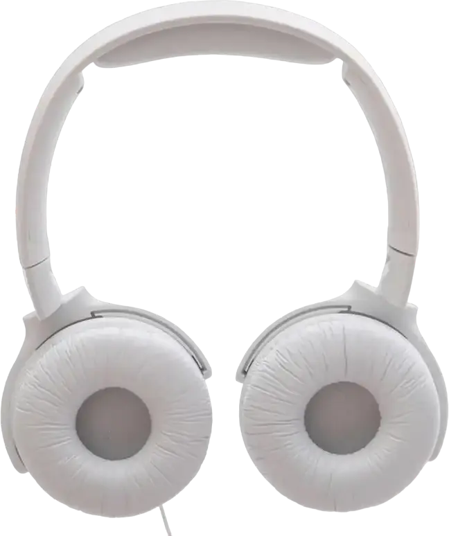 Проводные накладные наушники Philips TAUH201 с неодимовыми драйверами 32 мм, встроенным микрофоном с эхоподавлением и плоским кабелем, белые