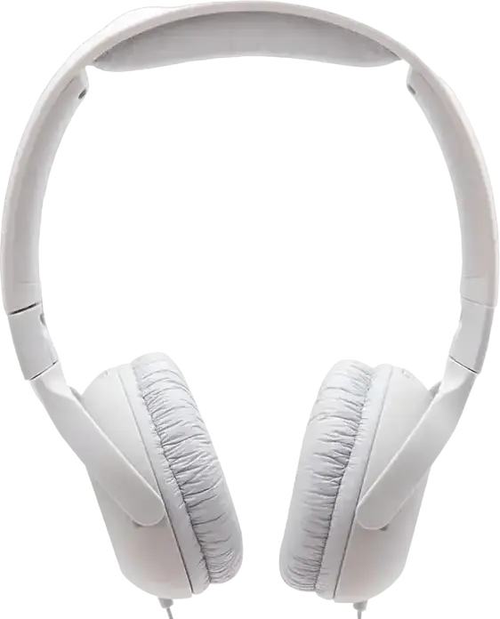 Проводные накладные наушники Philips TAUH201 с неодимовыми драйверами 32 мм, встроенным микрофоном с эхоподавлением и плоским кабелем, белые