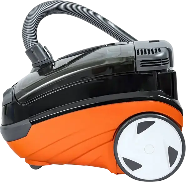 Thomas Aquatic Lynx Wet & Dry Vacuum Cleaner, 1700W, Aquafilter & HEPA, Wet-Jet Technology, 2.4L Dust Container, Telescopic Steel Tube, Black/Orange