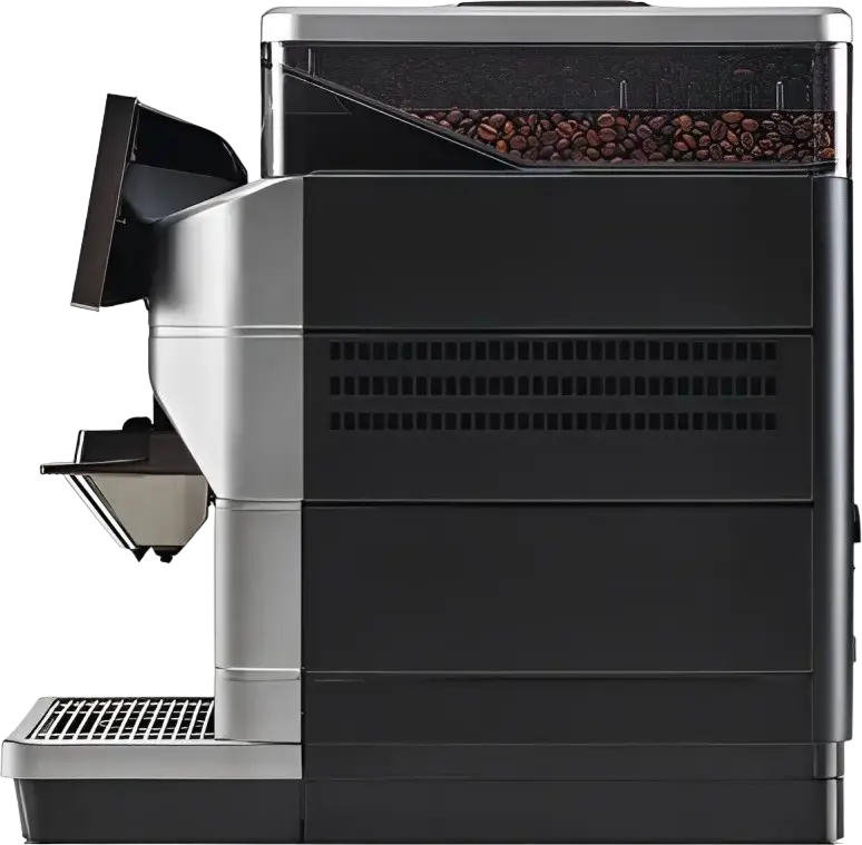 Saeco Magic M2 Fully-Automatic Espresso Machine, 15 Bar, 1400W, 4L Water Tank, 1.2kg Bean Hopper, 7-inch Touch Screen, Silver Stainless Steel