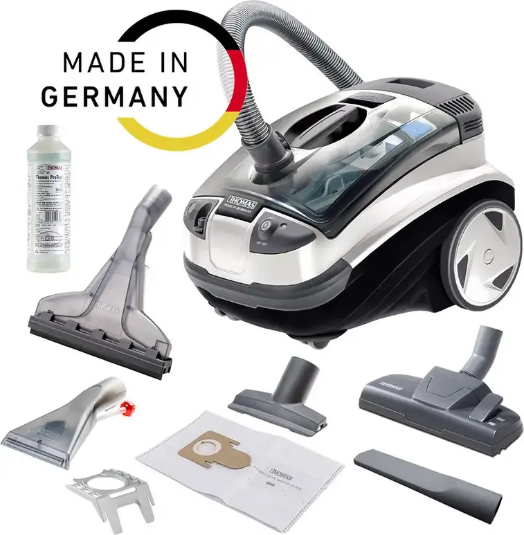 Thomas Aquatic Panda 788615 Wet and Dry Vacuum Cleaner, 1700W, Aquafilter Wet-Jet Technology, HEPA 13 Filter, 6L Bag, Made in Germany