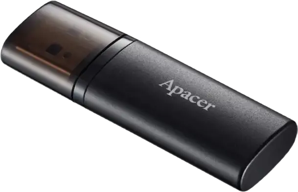 Memorie USB Apacer AH25B, 64GB, Negru