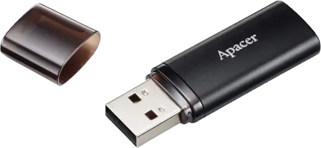 Apacer AH25B USB 3.2 Gen 1 Flash Drive, Type-A Connector, ABS Plastic Water Resistant Portable Storage Stick, Plug & Play, Windows macOS Linux