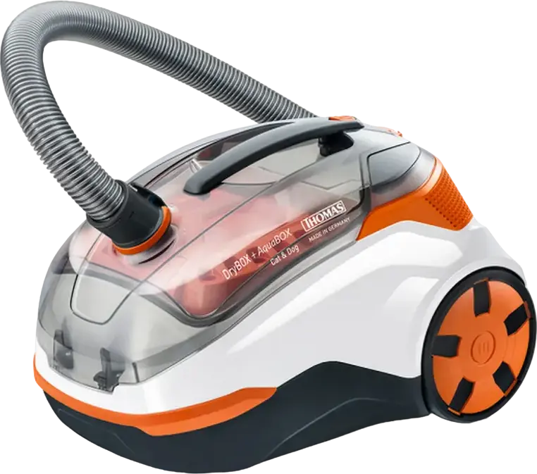 Aspirator Thomas DRY & AQUA-BOX CAT & DOG, Alb | Portocaliu