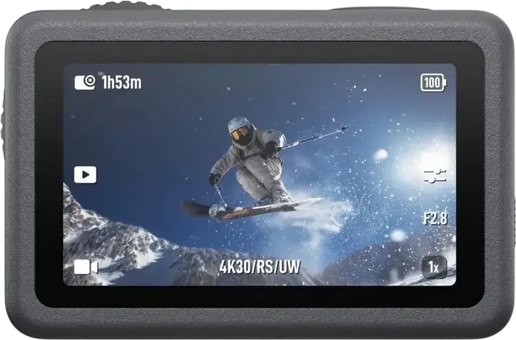 DJI Osmo Action 6 Adventure Combo Action Camera, 8K 30fps Video, 38MP Photos, 1/1.1 CMOS Sensor, 2.5-inch Touch Screen, Image Stabilization, Black