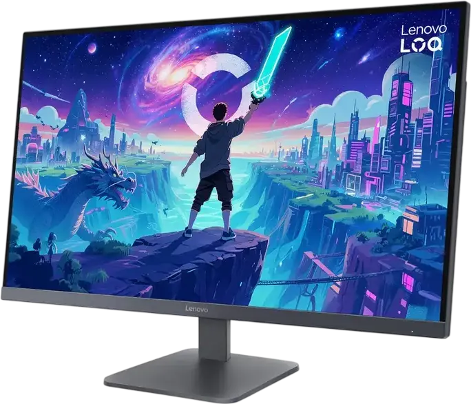 Monitor Gaming Lenovo LOQ 32Q-10 31.5 inch WQHD, Panou VA, 2560x1440, Rata de Refresh 180Hz, Timp Raspuns 0.5ms MPRT, HDR10, AMD FreeSync, HDMI 2.1