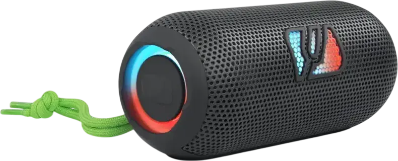 Muse M-950 BT Portable Bluetooth Speaker, 150W RMS, IPX4 Splash Proof, RGB Lights, NFC, 5000mAh Battery, 15h Playtime, Stereo Pairing, Black