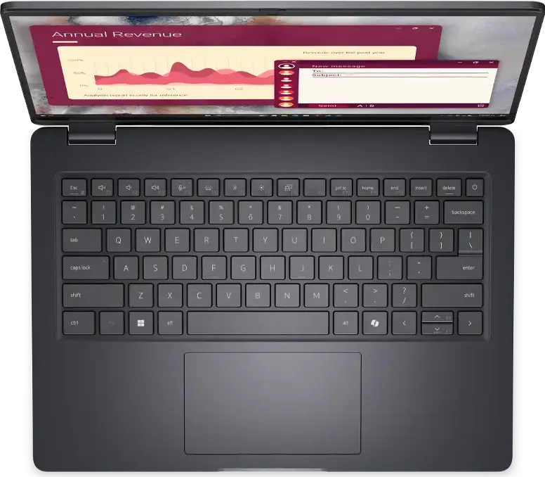 Laptop Dell Pro 14 PC14250, 14" WUXGA IPS Anti-Glare, Intel Core 5 120U, 16GB DDR5, 512GB SSD, Thunderbolt 4, Wi-Fi 6E, Ubuntu, Magnetite