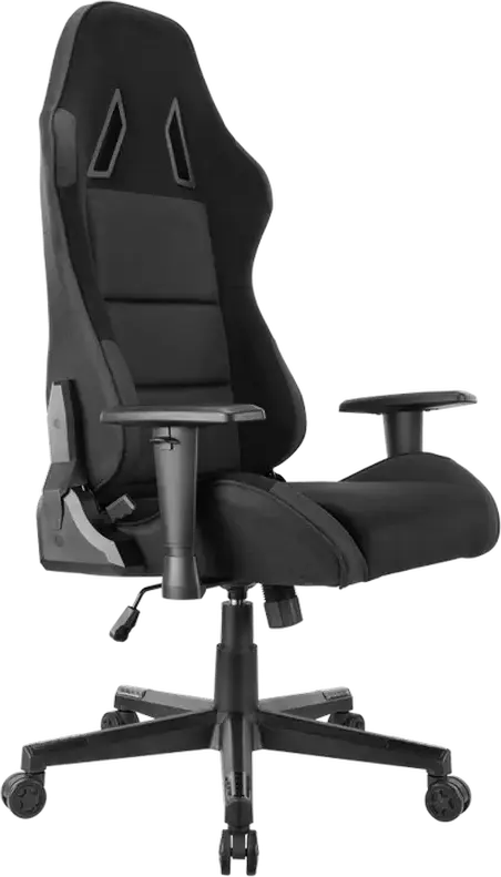 Scaun Gaming Lumi CH09-19, Textil, Negru