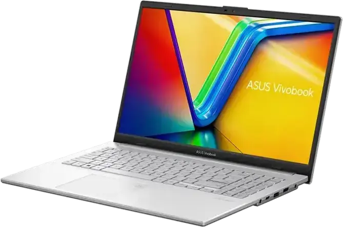 ASUS Vivobook Go 15 E1504FA Laptop, 15.6" FHD Non-Glare, AMD Ryzen 5 7520U, 16GB LPDDR5 RAM, 512GB NVMe SSD, Backlit Keyboard, Wi-Fi 6, Cool Silver, No OS