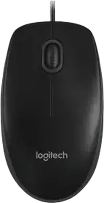 Set Tastatura si Mouse cu Fir Logitech MK120, Conectivitate USB, Tastatura cu Membrana Full-size cu Pad Numeric, Mouse Optic 1000 dpi Ambidextru, Negru