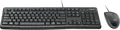 Set Tastatura si Mouse cu Fir Logitech MK120, Conectivitate USB, Tastatura cu Membrana Full-size cu Pad Numeric, Mouse Optic 1000 dpi Ambidextru, Negru