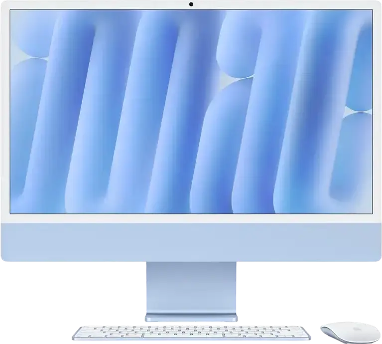 Apple iMac 24" Z1E5000JW Blue (M4 8-core CPU and 8-core GPU 16GB 512GB SSD)