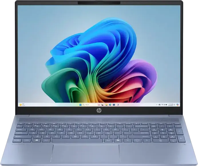 Laptop HP OmniBook 5 AI 16", Intel Core Ultra 5 225U 12-Core 4.8GHz, 16GB LPDDR5X RAM, 512GB NVMe SSD, 16" WUXGA IPS Antireflexie, FreeDOS, Sky Blue