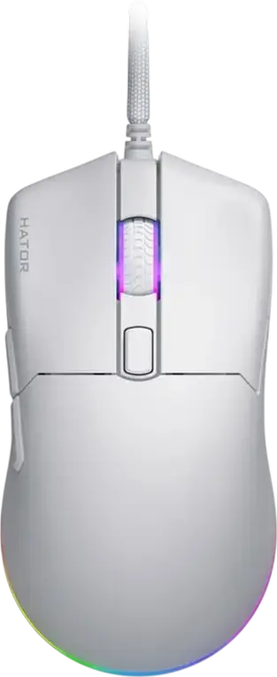 Gaming Mouse HATOR Pulsar 3, Alb