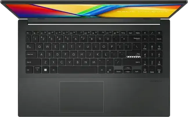 ASUS Vivobook Go 15 E1504FA Laptop, 15.6" FHD IPS Display, AMD Ryzen 5 7520U, 16GB LPDDR5 RAM, 512GB NVMe SSD, Radeon Graphics, Backlit Keyboard, Mixed Black