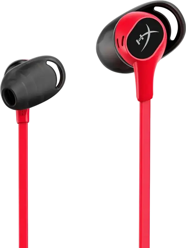 HyperX Cloud Buds Wireless Neckband In-Ear Headphones, Bluetooth 5.1, aptX HD, 14mm Dynamic Drivers, Omnidirectional Mic, 10h Battery, USB-C Charging