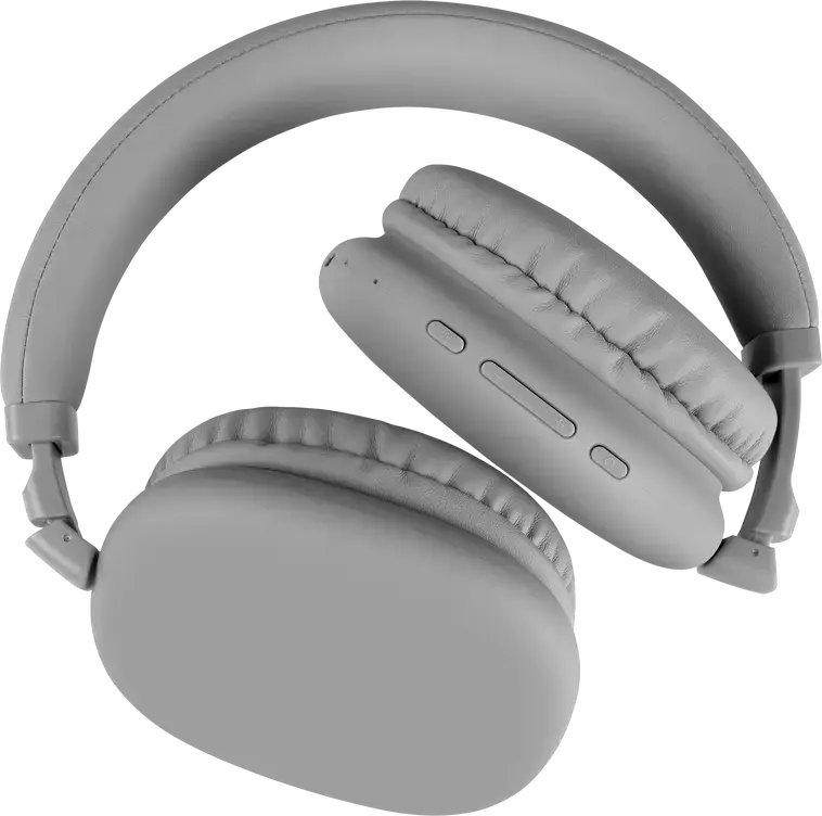 SVEN AP-B325MV Wireless Stereo Headphones, Grey, Bluetooth 5.3, Active Noise Cancellation (ANC), 40mm Driver, IPX4 Water Resistant, Foldable, 33h Battery