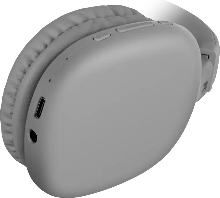 SVEN AP-B325MV Wireless Stereo Headphones, Grey, Bluetooth 5.3, Active Noise Cancellation (ANC), 40mm Driver, IPX4 Water Resistant, Foldable, 33h Battery