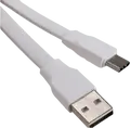 Кабель для зарядки и синхронизации Xpower Durable USB-A на USB-C, быстрая зарядка 2A 7.5Вт, материал TPE, белый, 1м