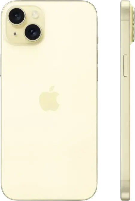 Smartphone Apple iPhone 15 Plus, 6GB/512GB, Galben