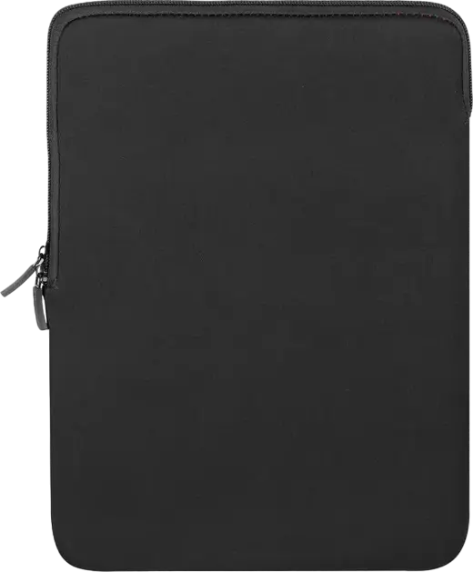 Rivacase 5221 Slim Laptop Sleeve for 13.3 inch MacBook and Ultrabooks, Black, 5mm Neoprene Protective Case with Double Zipper and Elastic Interior