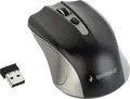 Gembird MUSW-4B-04-GB Wireless Optical Mouse, 4 Buttons, 800/1200/1600 DPI Adjustable, 2.4 GHz Nano USB Receiver, Ambidextrous, Grey/Black