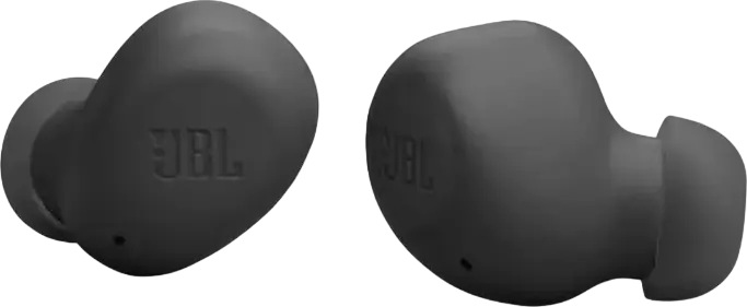 JBL Wave Buds True Wireless Earbuds - Black, with 8mm Drivers, Deep Bass Sound, 32h Battery Life, IP54 Water and Dust Resistant, JBL Headphones App Support