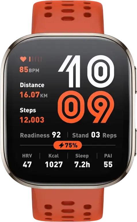 Amazfit Bip 6 Smartwatch, 1.97" AMOLED 2000 nits, Aluminum Alloy Frame, 5 ATM Water Resistant, 140+ Sports Modes, Zepp OS, Heart Rate SpO2 Sleep Tracking