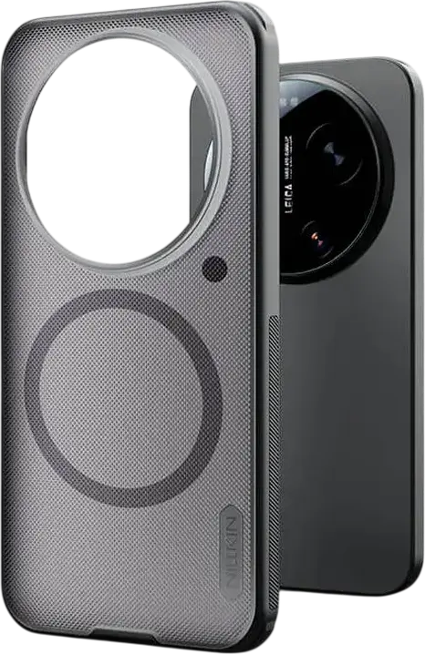 Чехол Nillkin Super Frosted Shield Pro Magnetic для Xiaomi 17 Ultra, гибридный корпус из PC и TPU, матовый, противоударный, черный