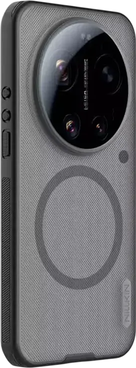 Чехол Nillkin Super Frosted Shield Pro Magnetic для Xiaomi 17 Ultra, гибридный корпус из PC и TPU, матовый, противоударный, черный