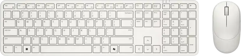 Беспроводной комплект клавиатуры и мыши Dell Pro KM526, цвет Light Ash, 2.4 ГГц RF, влагозащищенная клавиатура, оптическая мышь 1600-6000 DPI, USB-ресивер